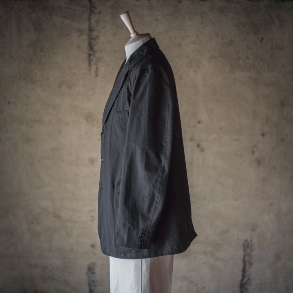 HOBEREAU - SEERSUCKER - DOUBLE BLACK – ANATOMICA KYOTO