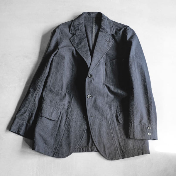 アナトミカ HOBEREAU SEERSUCKER DOUBLE NAVY HOBEREAU - SEERSUCKER - DOUBLE NAVY – ANATOMICA KYOTO アナトミカ京都