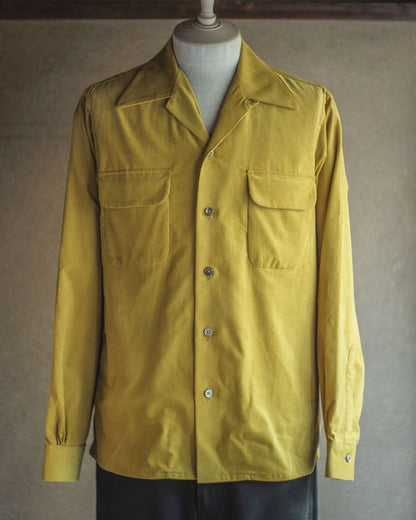 JIMMY SHIRT - 21 WALE COTTON CORDUROY - MUSTARD
