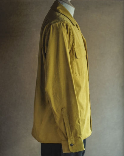 JIMMY SHIRT - 21 WALE COTTON CORDUROY - MUSTARD