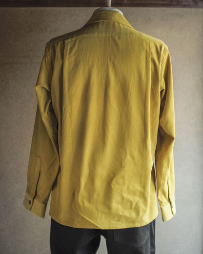 JIMMY SHIRT - 21 WALE COTTON CORDUROY - MUSTARD