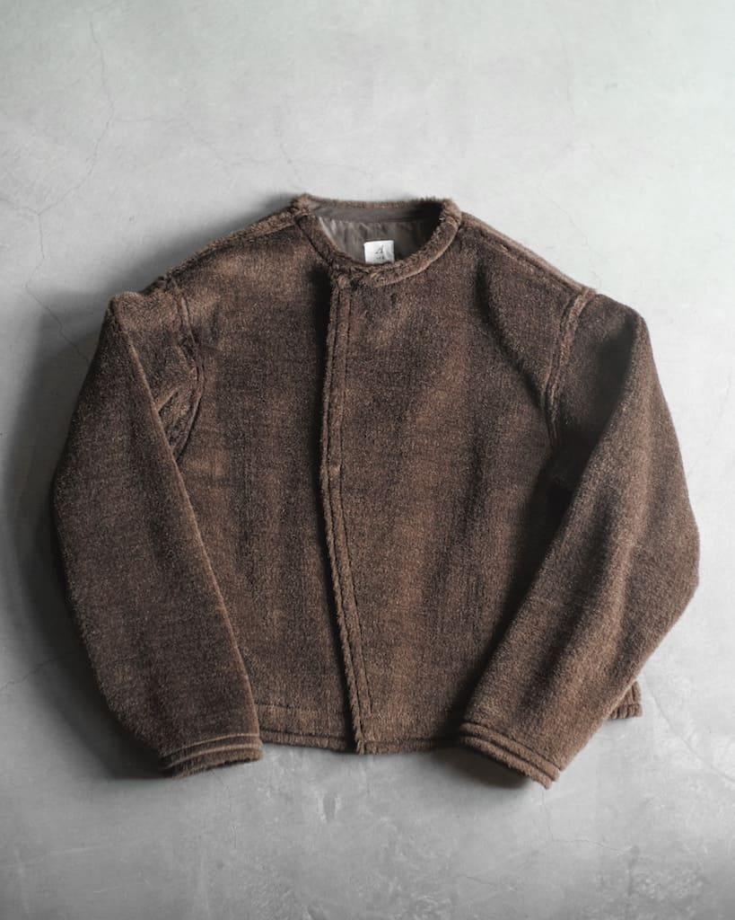 PACO JACKET - WOOL × ALPACA - BROWN