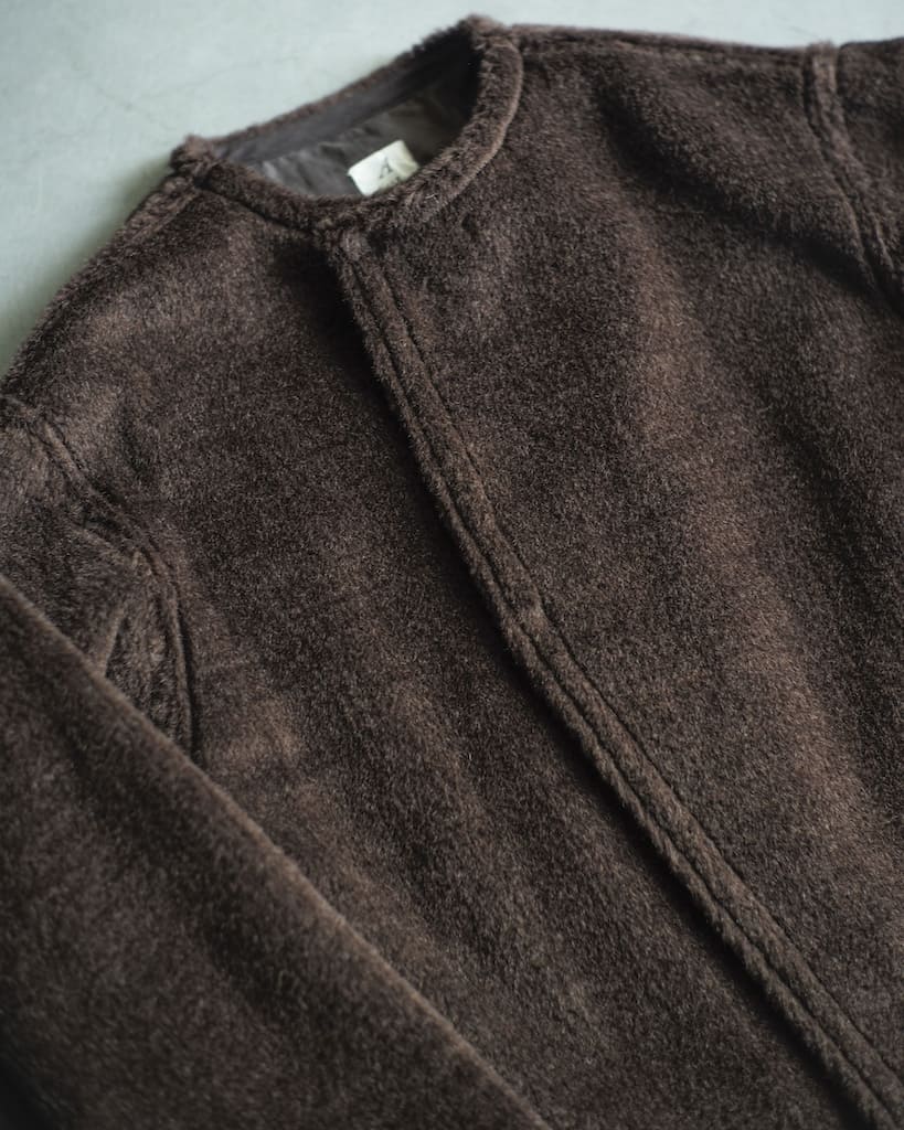 PACO JACKET - WOOL × ALPACA - BROWN