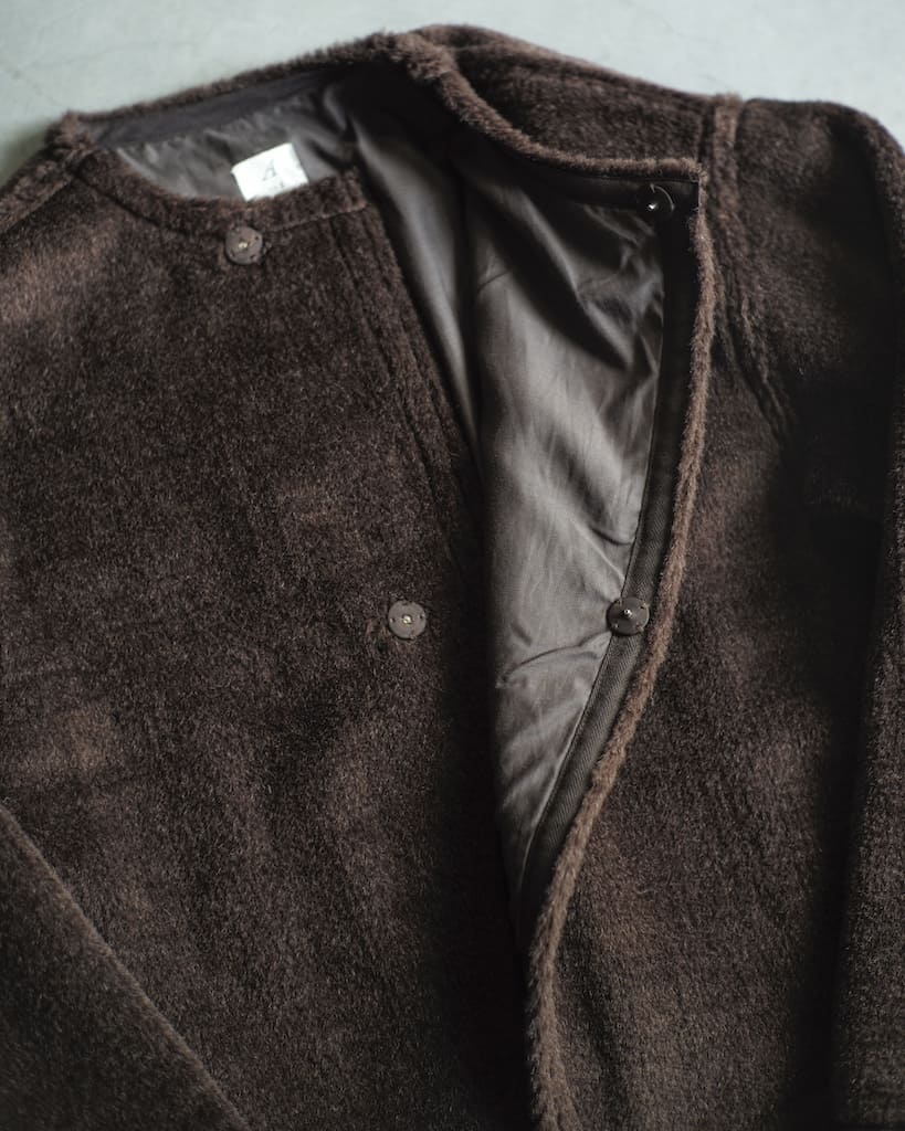 PACO JACKET - WOOL × ALPACA - BROWN
