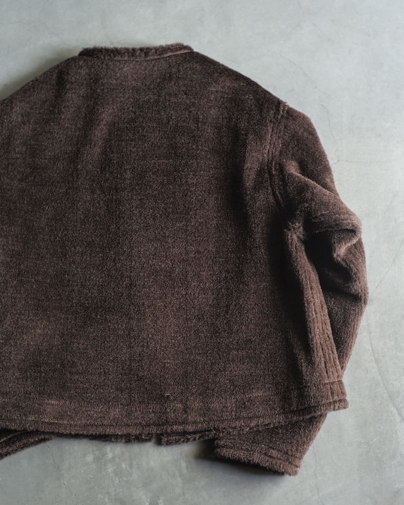 PACO JACKET - WOOL × ALPACA - BROWN