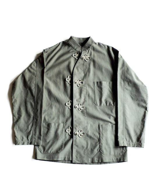 PAJAMA TOP - COTTON OXFORD - OLIVE