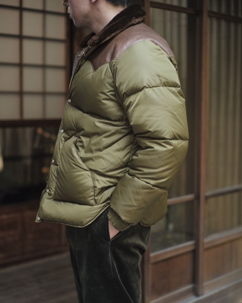 Rocky Mountain Featherbed Co. for ANATOMICA- CHRISTY JACKET - OLIVE DRAB