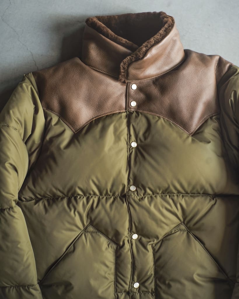 Rocky Mountain Featherbed Co. for ANATOMICA- CHRISTY JACKET - OLIVE DRAB