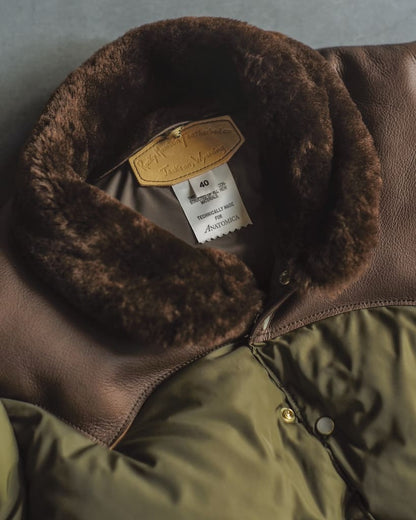 Rocky Mountain Featherbed Co. for ANATOMICA- CHRISTY JACKET - OLIVE DRAB