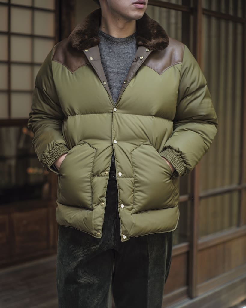 Rocky Mountain Featherbed Co. for ANATOMICA- CHRISTY JACKET - OLIVE DRAB
