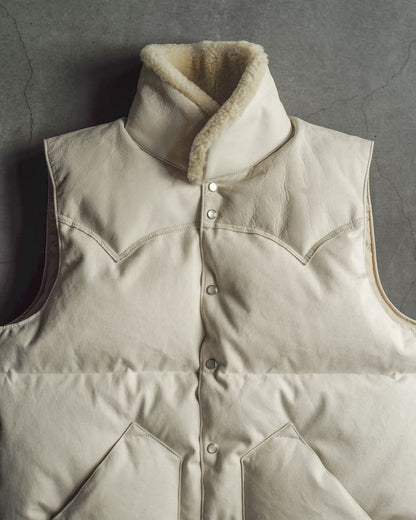 Rocky Mountain Featherbed Co. for ANATOMICA- CHRISTY VEST - NATURAL