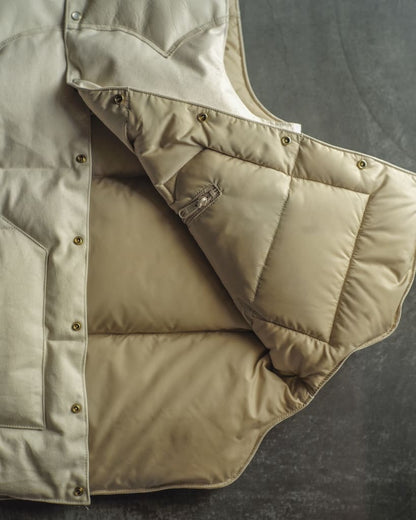 Rocky Mountain Featherbed Co. for ANATOMICA- CHRISTY VEST - NATURAL