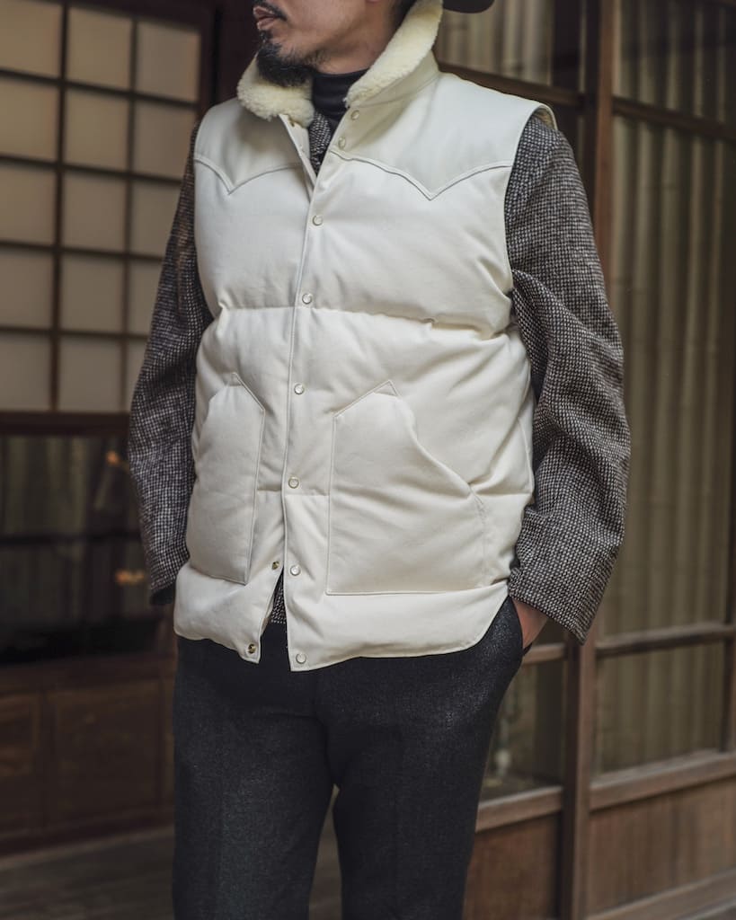 Rocky Mountain Featherbed Co. for ANATOMICA- CHRISTY VEST - NATURAL