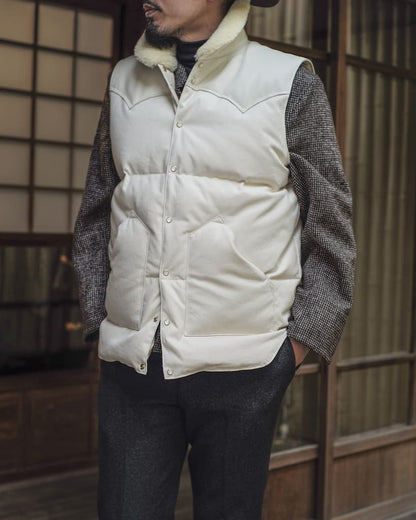 Rocky Mountain Featherbed Co. for ANATOMICA- CHRISTY VEST - NATURAL