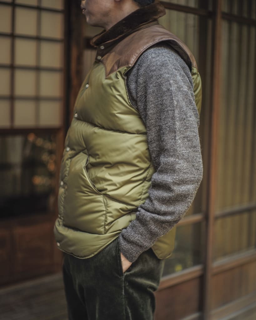 Rocky Mountain Featherbed Co. for ANATOMICA - CHRISTY VEST - OLIVE