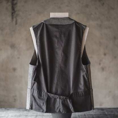 SAGAN - ALSPORT TWEED - BROWN HOUND'S TOOTH