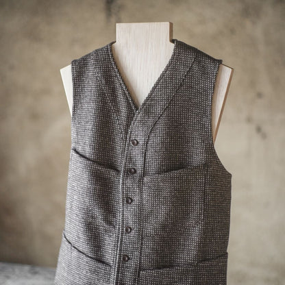 SAGAN - ORGANIC TWEED BARLEYCORN - BROWN