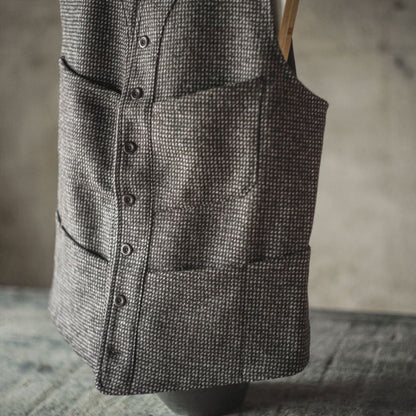 SAGAN - ORGANIC TWEED BARLEYCORN - BROWN