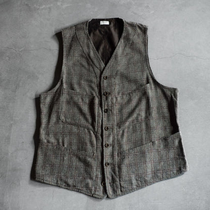 SAGAN - SILK COTTON - BROWN CHECK