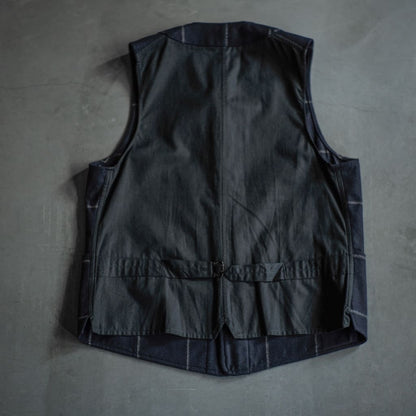 SAGAN - FOX FLANNEL - NAVY WINDOW CHECK