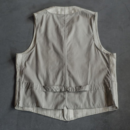 SAGAN - IRISH LINEN - BEIGE TENNIS STRIPE