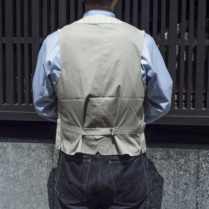 SAGAN - IRISH LINEN - BEIGE TENNIS STRIPE