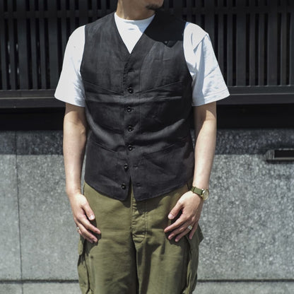 SAGAN - LINEN - BLACK