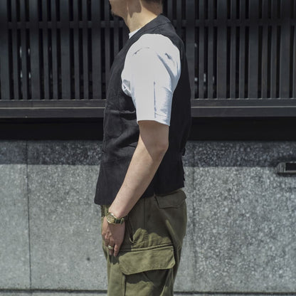 SAGAN - LINEN - BLACK