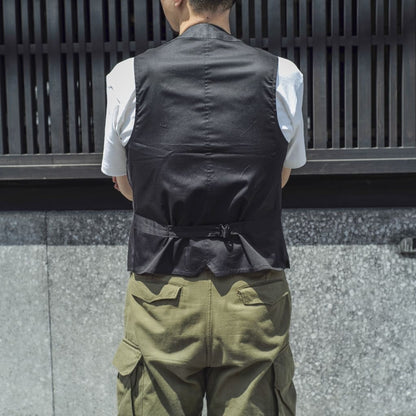 SAGAN - LINEN - BLACK