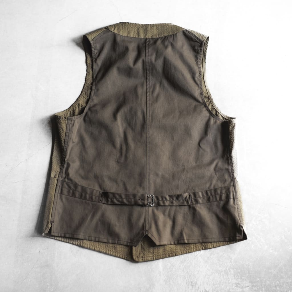 SAGAN - SEERSUCKER - KHAKI
