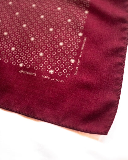 SCARF MALHOUSE - WOOL × SILK - BURGUNDY