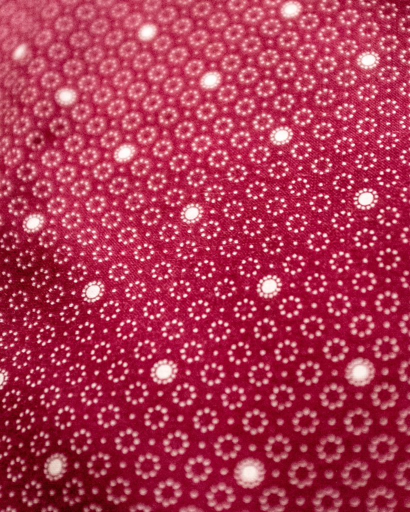 SCARF MALHOUSE - WOOL × SILK - BURGUNDY