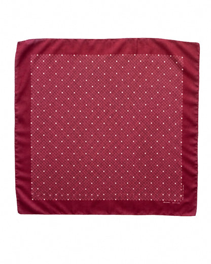 SCARF MALHOUSE - WOOL × SILK - BURGUNDY