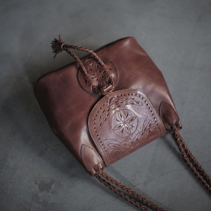 SEVILLA BAG - LEATHER - BROWN