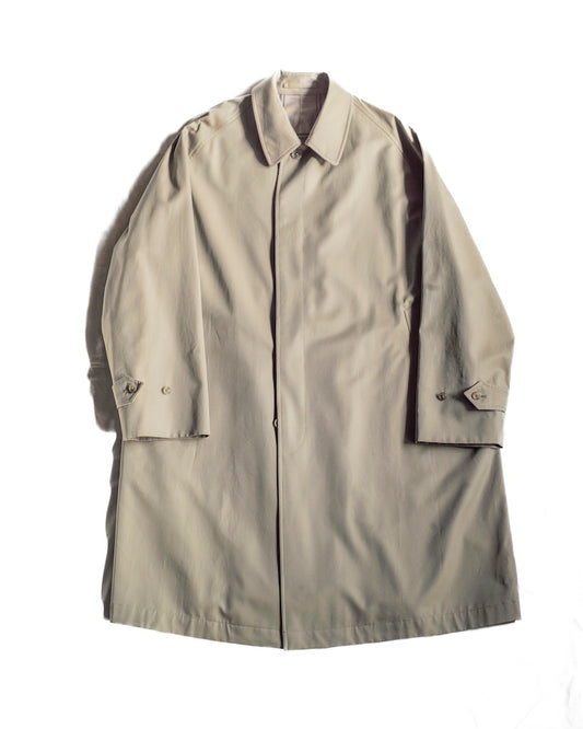 SINGLE RAGLAN COAT Ⅰ - COTTON GABARDINE - BEIGE