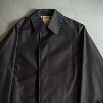 SINGLE RAGLAN COAT Ⅰ for LADIES- COTTON GABARDINE - NAVY