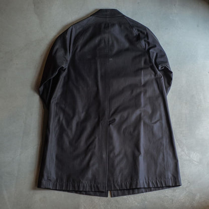 SINGLE RAGLAN COAT Ⅰ for LADIES- COTTON GABARDINE - NAVY