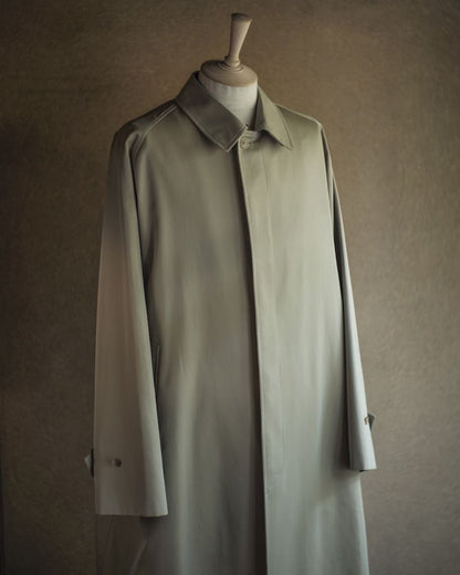 SINGLE RAGLAN COAT Ⅰ - COTTON GABARDINE - BEIGE