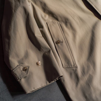 SINGLE RAGLAN COAT Ⅰ - COTTON GABARDINE - BEIGE
