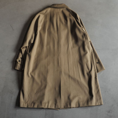 SINGLE RAGLAN COAT Ⅵ - COVERT CLOTH - LOVAT