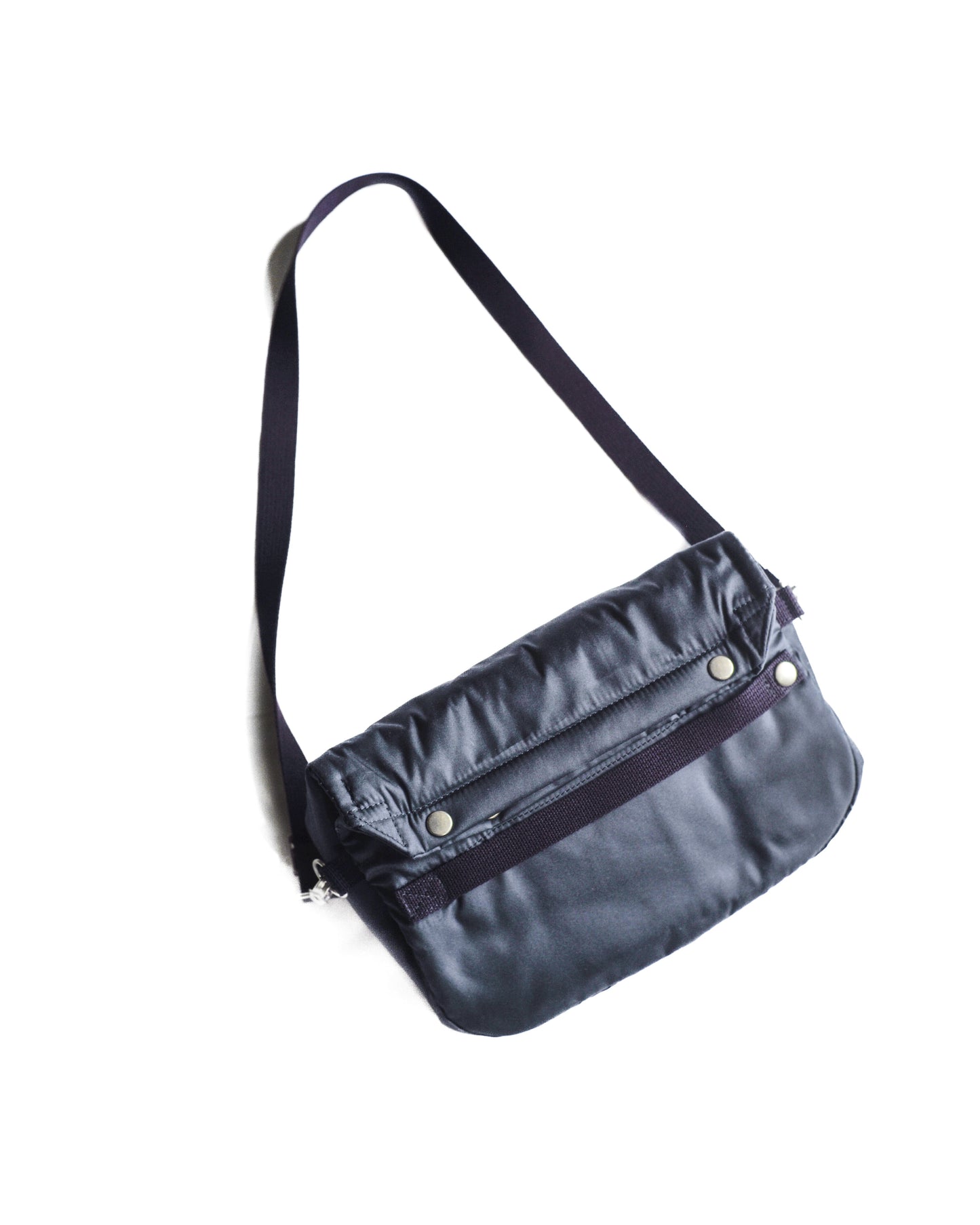 MARCHE BAG - VTG COTTON POLYESTER - NAVY BLACK