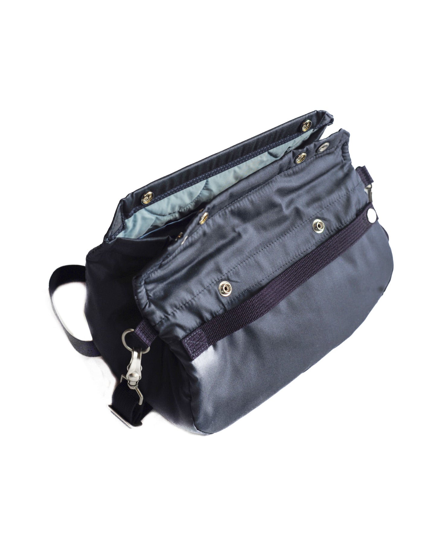 MARCHE BAG - VTG COTTON POLYESTER - NAVY BLACK