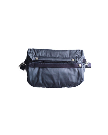MARCHE BAG - VTG COTTON POLYESTER - NAVY BLACK