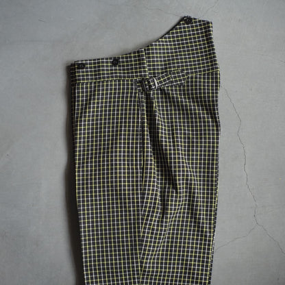 TANGO - TATTERSALL COTTON - BLACK × YELLOW × WHITE CHECK