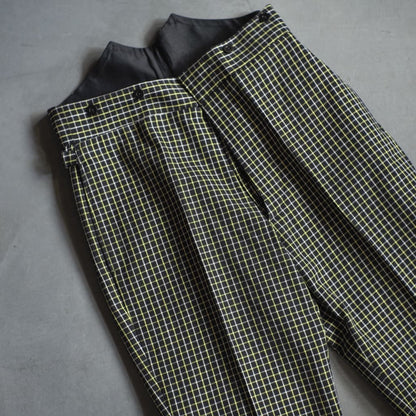 TANGO - TATTERSALL COTTON - BLACK × YELLOW × WHITE CHECK