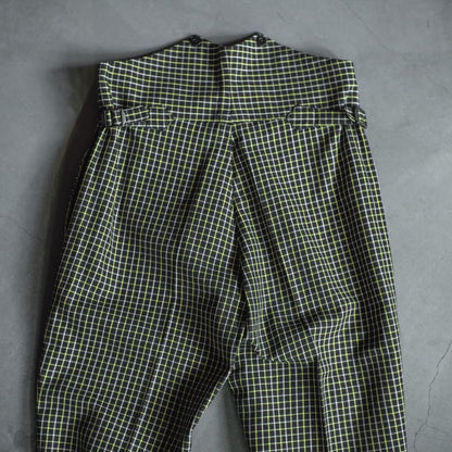TANGO - TATTERSALL COTTON - BLACK × YELLOW × WHITE CHECK