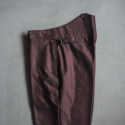 TANGO - LODEN WOOL - AUBERGINE