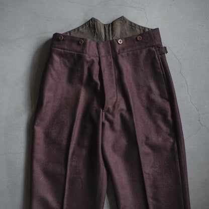 TANGO - LODEN WOOL - AUBERGINE