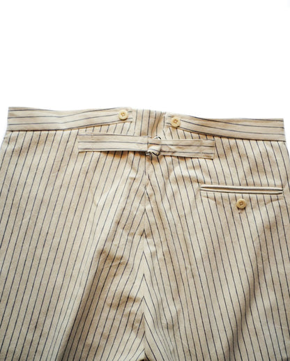 TENNIS - COTTON RAYURE TENNIS - ECRU × BLUE