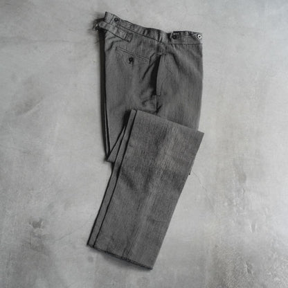 TENNIS - COUTIL MICRO RAYURE - CHARCOAL